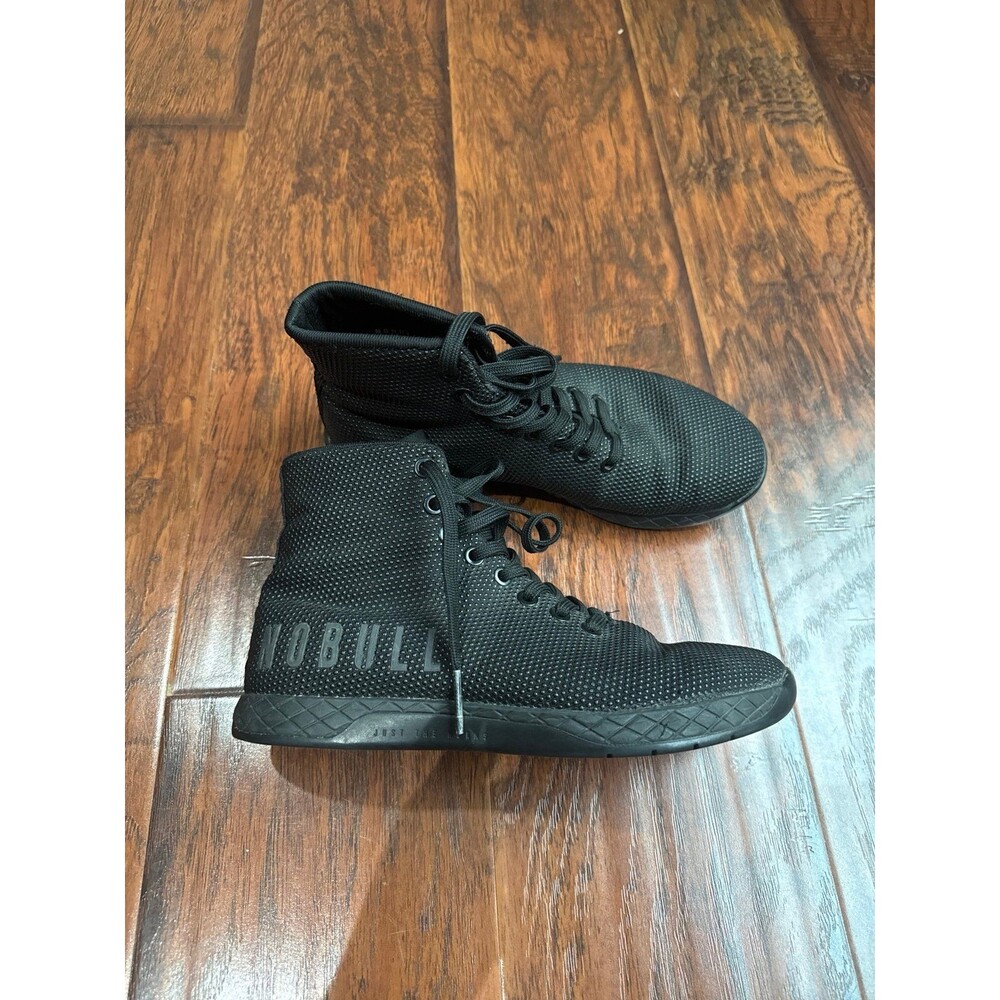 Nobull Trainer High Top Mens Size 6 women's 7.5 Black CrossFit Training Sneakers